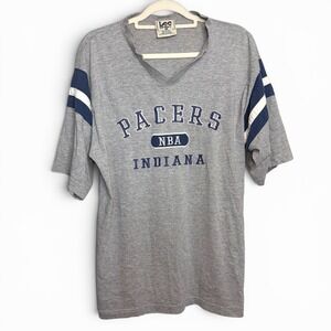 Vintage Indiana Pacers T Shirt 90s Lee Sport Navy Size Large Varsity Style
